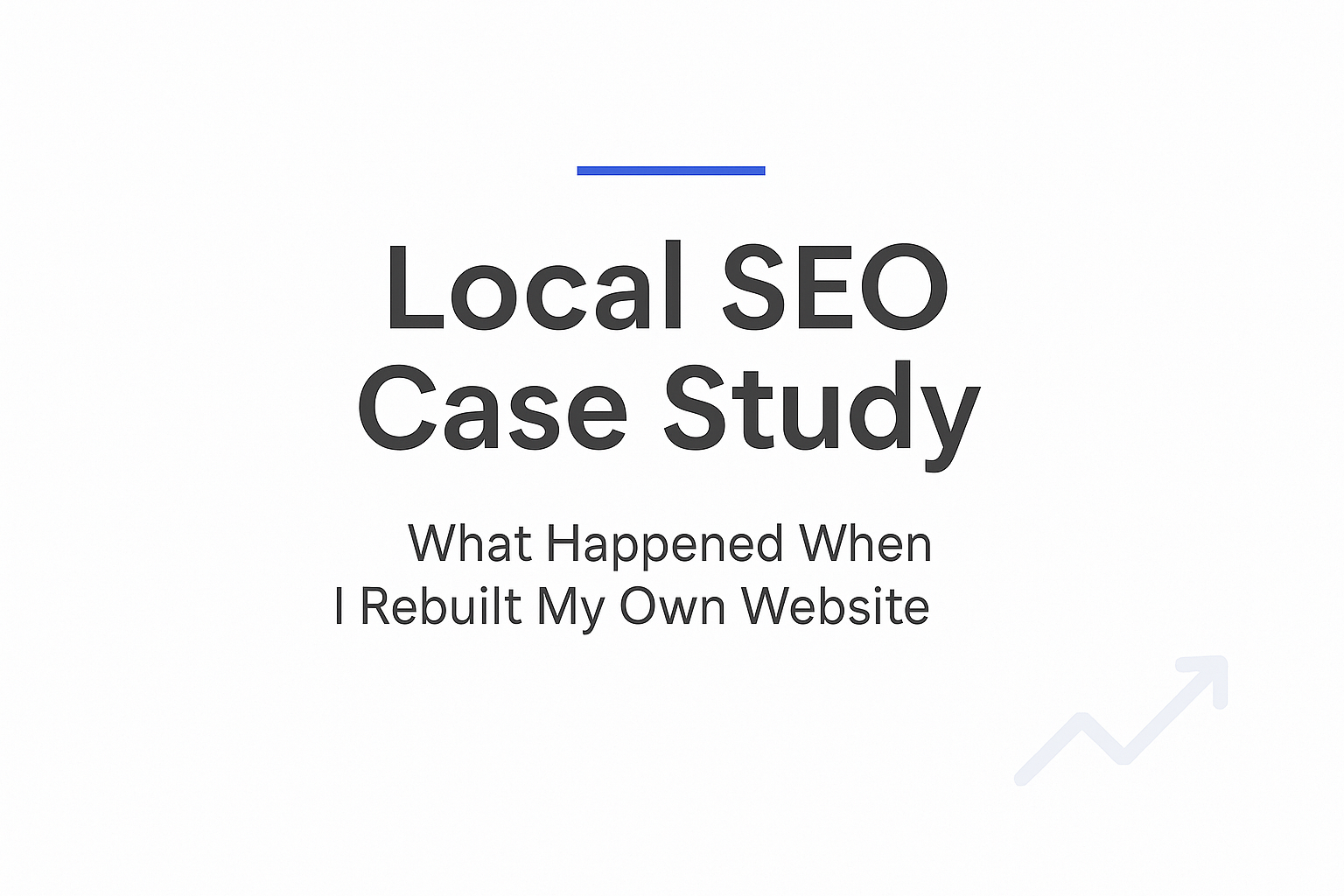 Local SEO Case Study Thumbnail